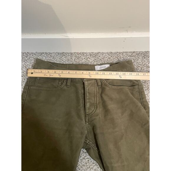 Gustin Pants Men 32x32 American Dark Green California Trousers Button Fly - Picture 13 of 14